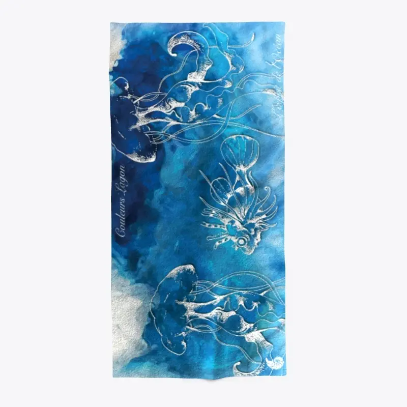  Serviette 30x60 PM3 BLEU PACIFIC