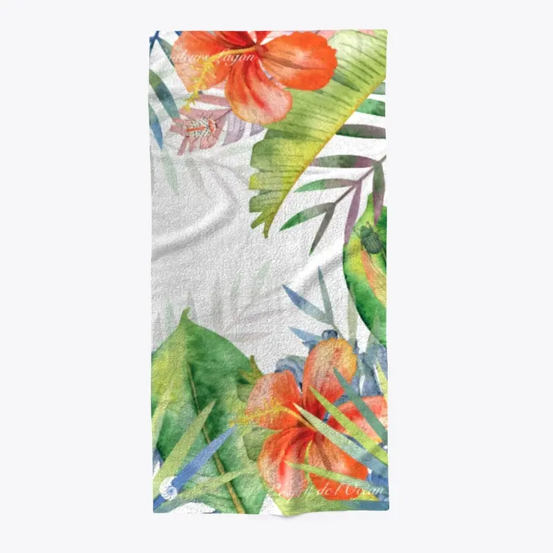 Serviette 30x60 PF1 COLEO & HIBISCUS